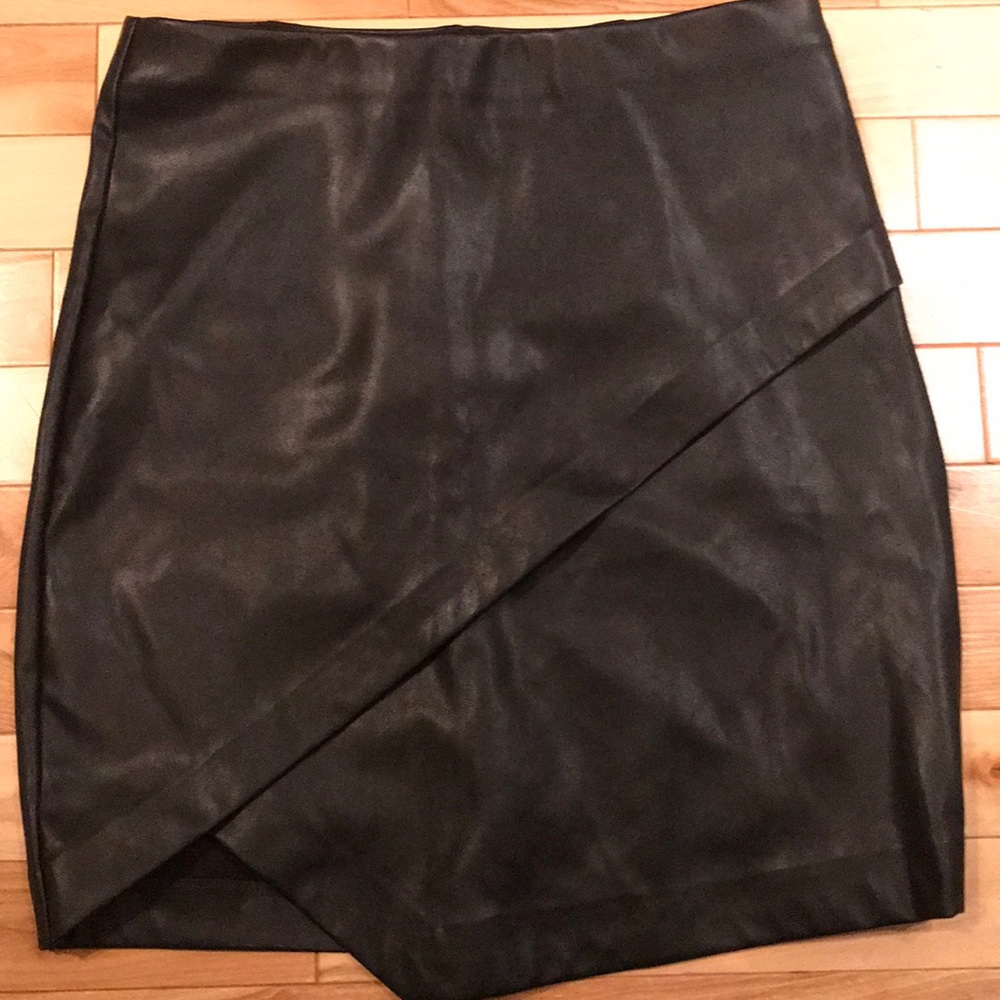 Dynamite Faux leather mini skirt